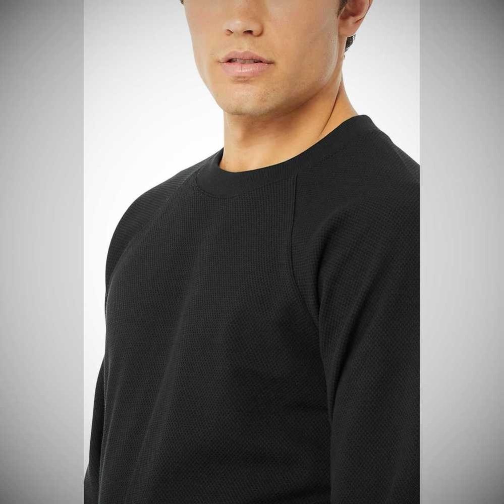 Alo Yoga Impel Sweatshirt Oberbekleidung Herren Schwarz | YREQIU327