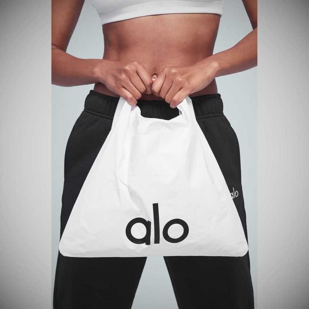 Alo Yoga Keep It Dry Fitness Tasche Damen Weiß | XBQKUG730