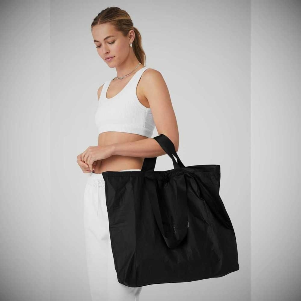 Alo Yoga Keep It Dry Packable Tote Tasche Damen Schwarz | PQJKBF459