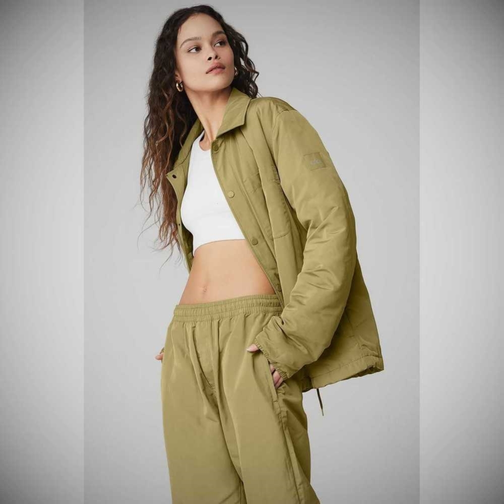 Alo Yoga Legend Jacke Damen Wasabi | GSNKLU812