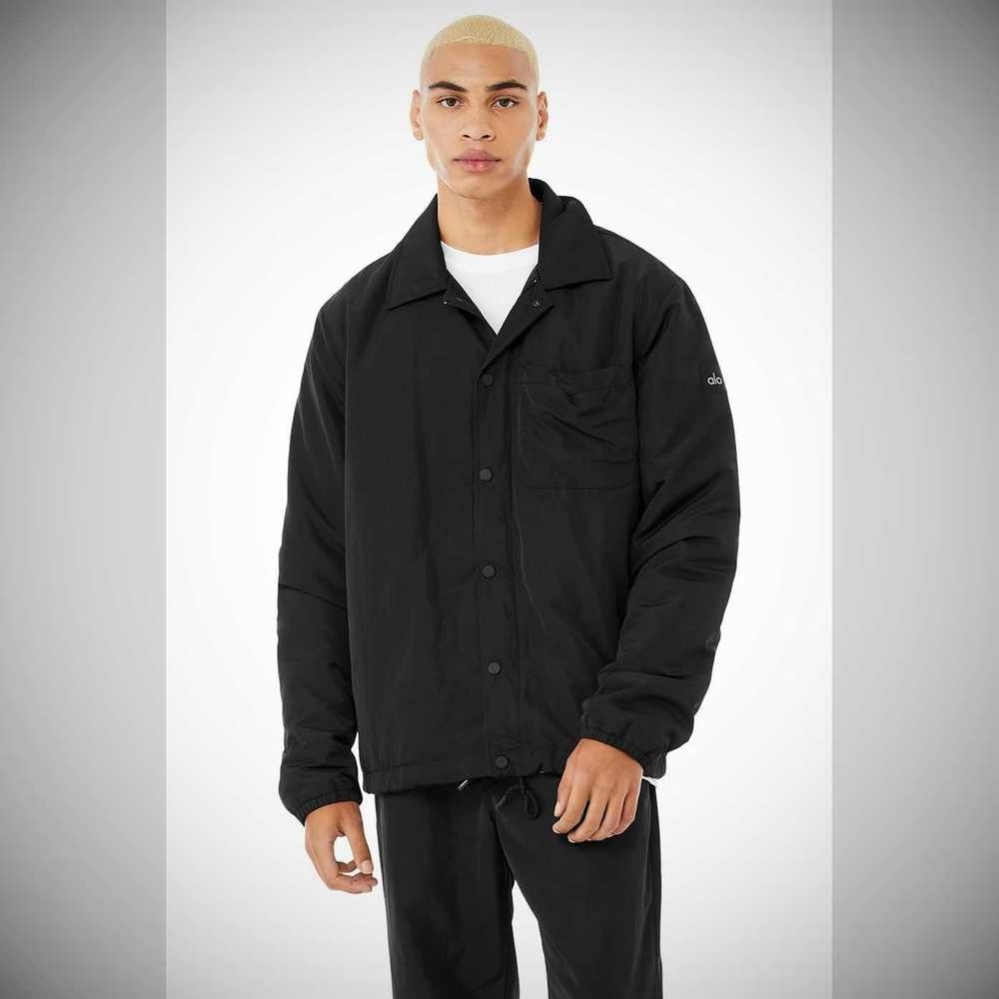 Alo Yoga Legend Jacke Herren Schwarz | QOLPGK427