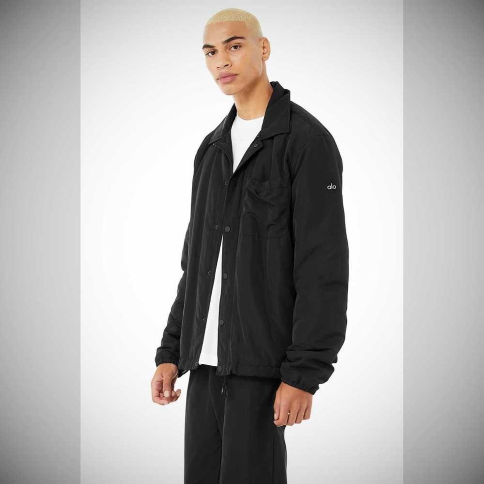 Alo Yoga Legend Jacke Herren Schwarz | QOLPGK427