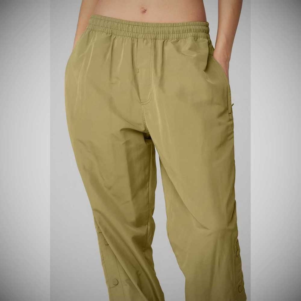 Alo Yoga Legend Snap Hose Damen Wasabi | YDJFAT296