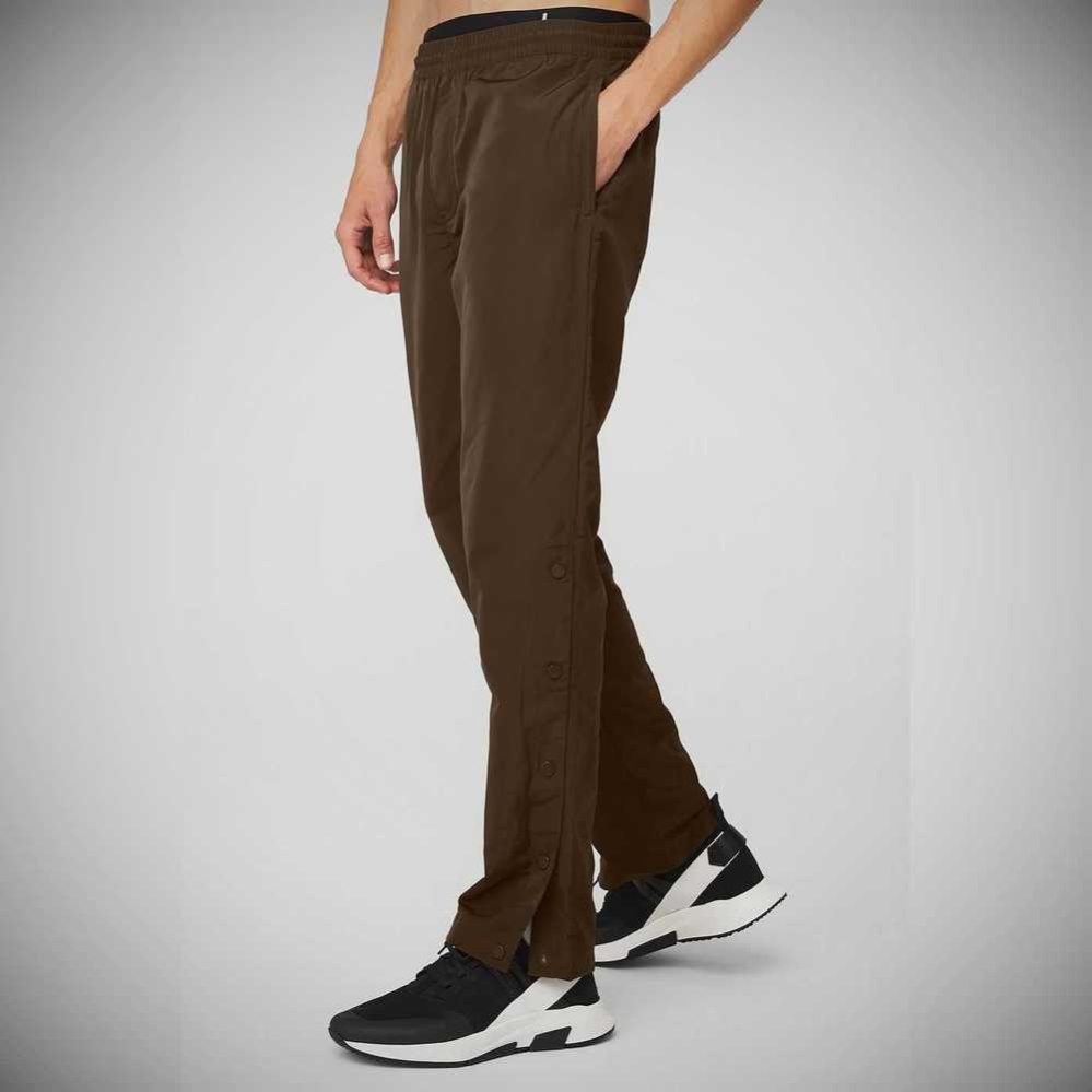 Alo Yoga Legend Snap Hose Herren Kaffee | QODGKZ065