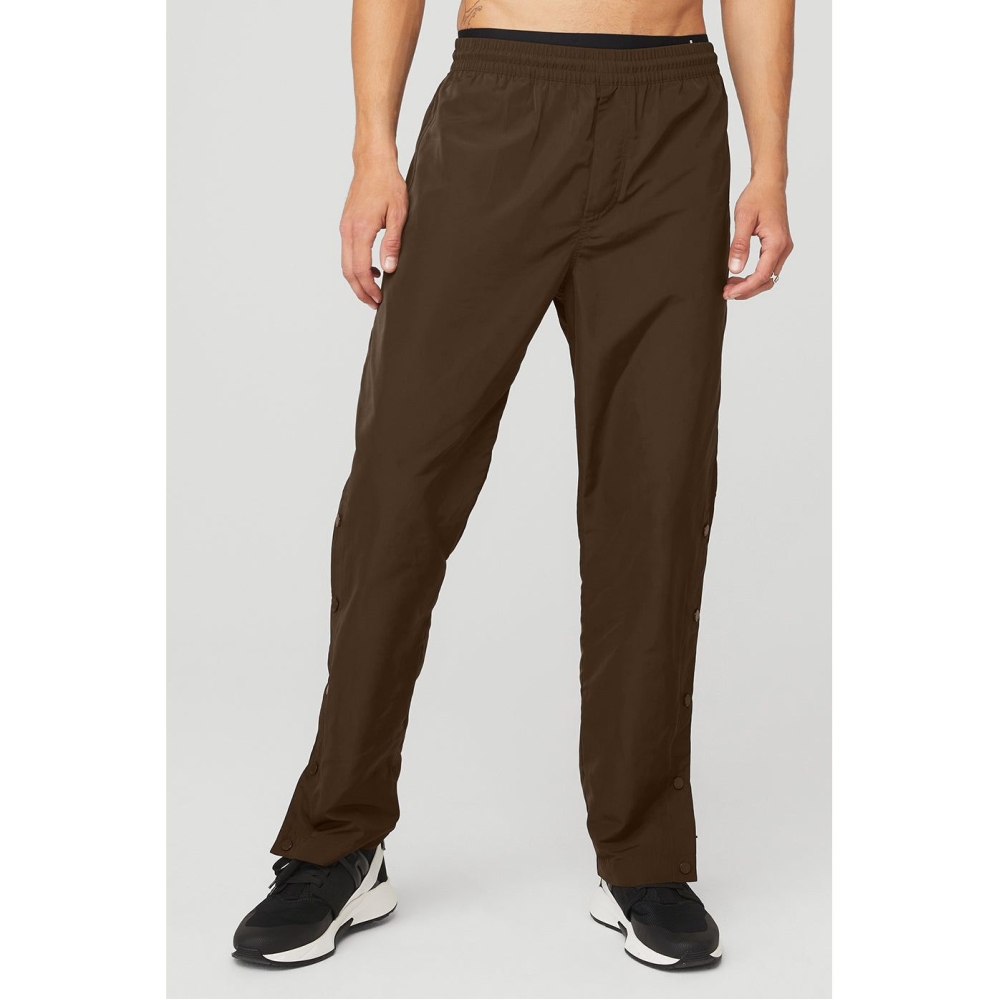 Alo Yoga Legend Snap Hose Herren Kaffee | QODGKZ065