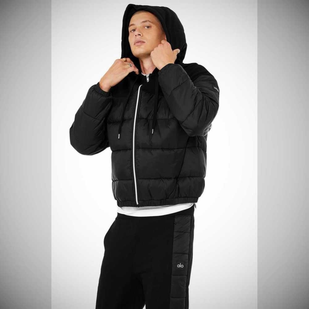 Alo Yoga Mash Up Jacke Herren Schwarz | QGXJUO795