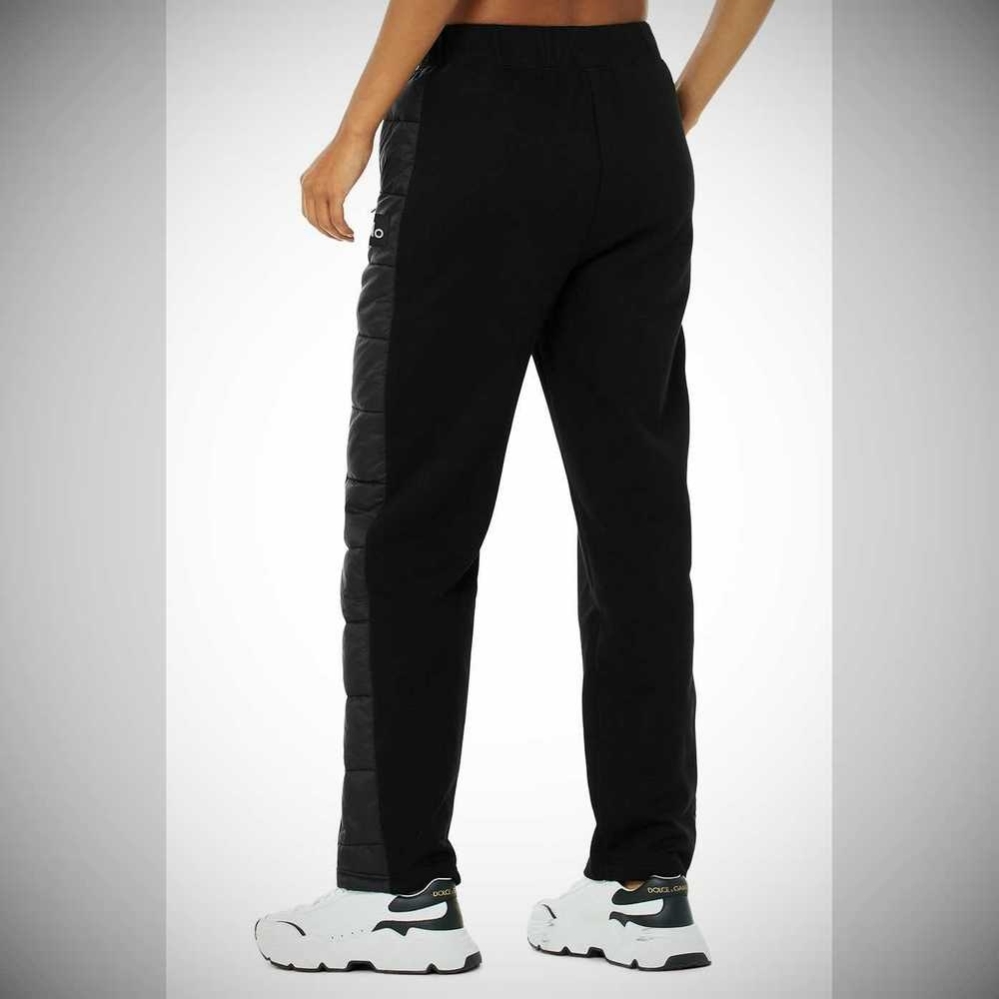 Alo Yoga Mash Up Sweathose Damen Schwarz | MTLOUG021