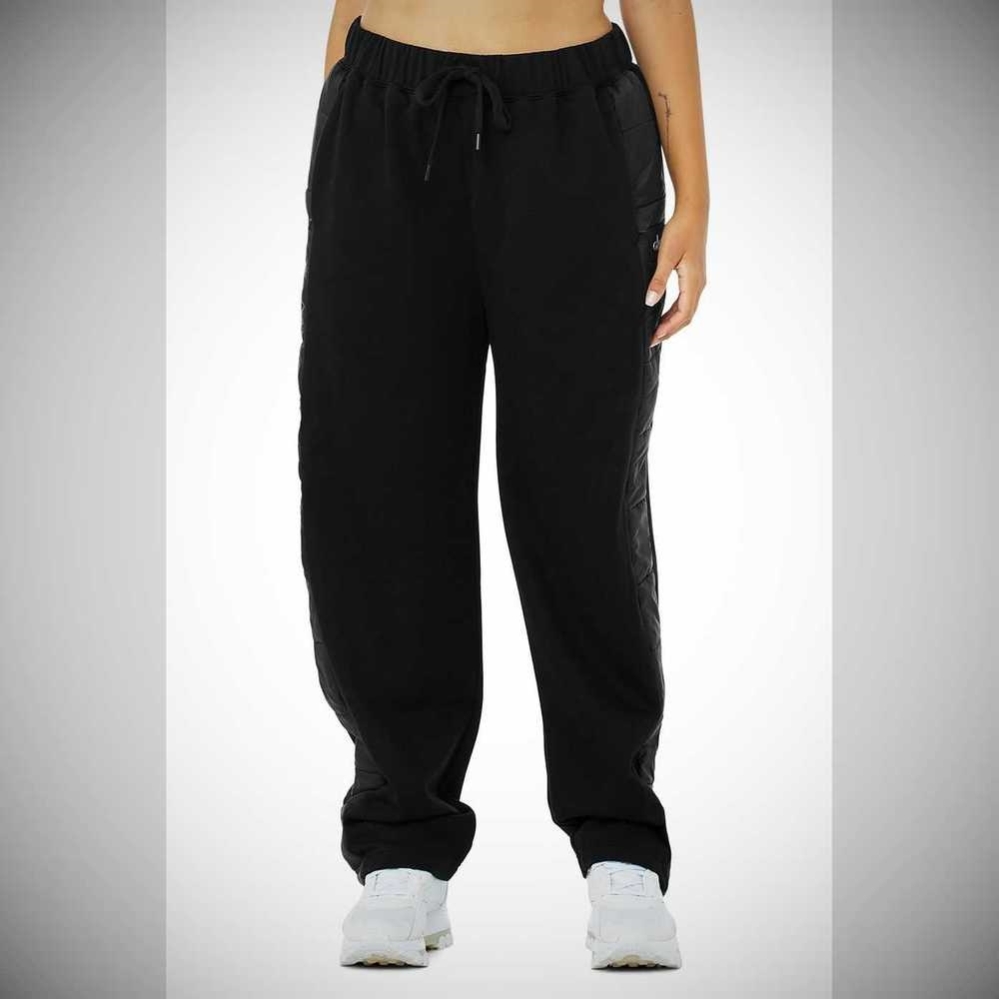 Alo Yoga Mash Up Sweathose Damen Schwarz | MTLOUG021