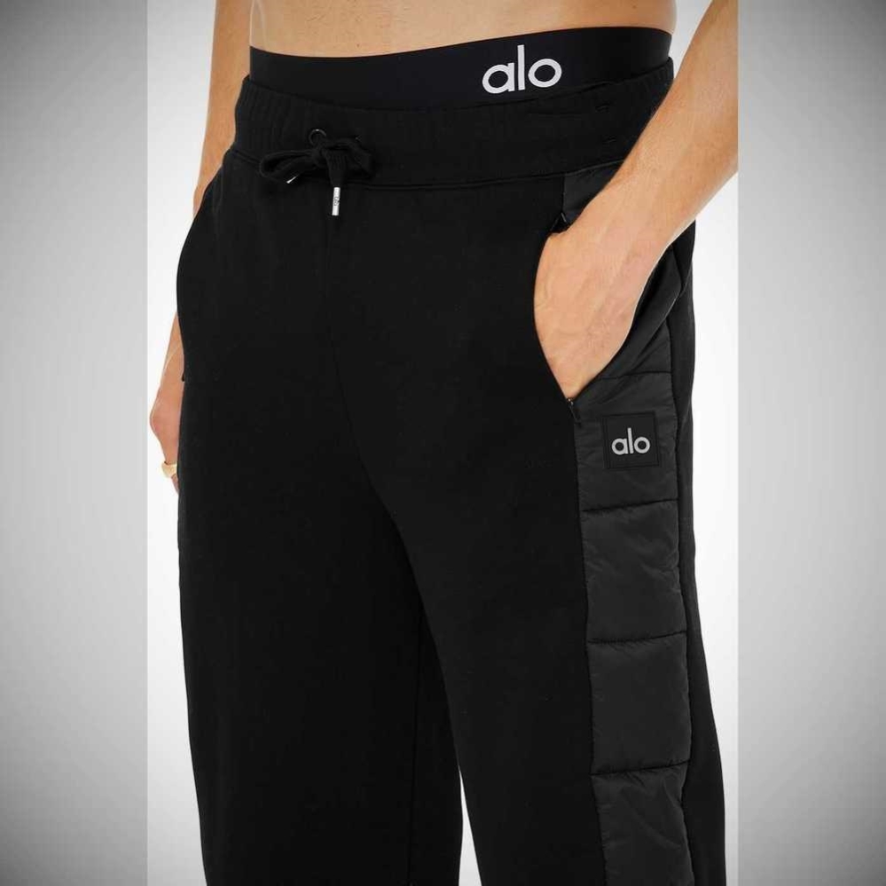 Alo Yoga Mash Up Sweathose Herren Schwarz | EJPFDO842