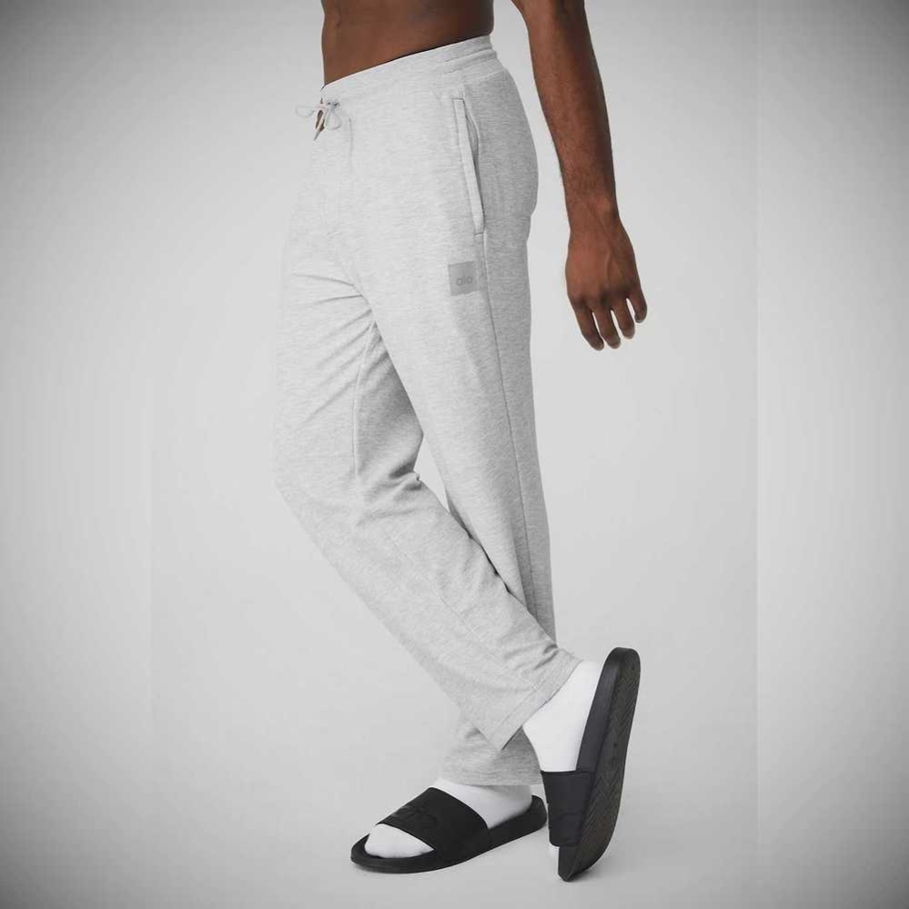 Alo Yoga Micro Waffle Fast Break Sweathose Herren Grau | ESLXYR016