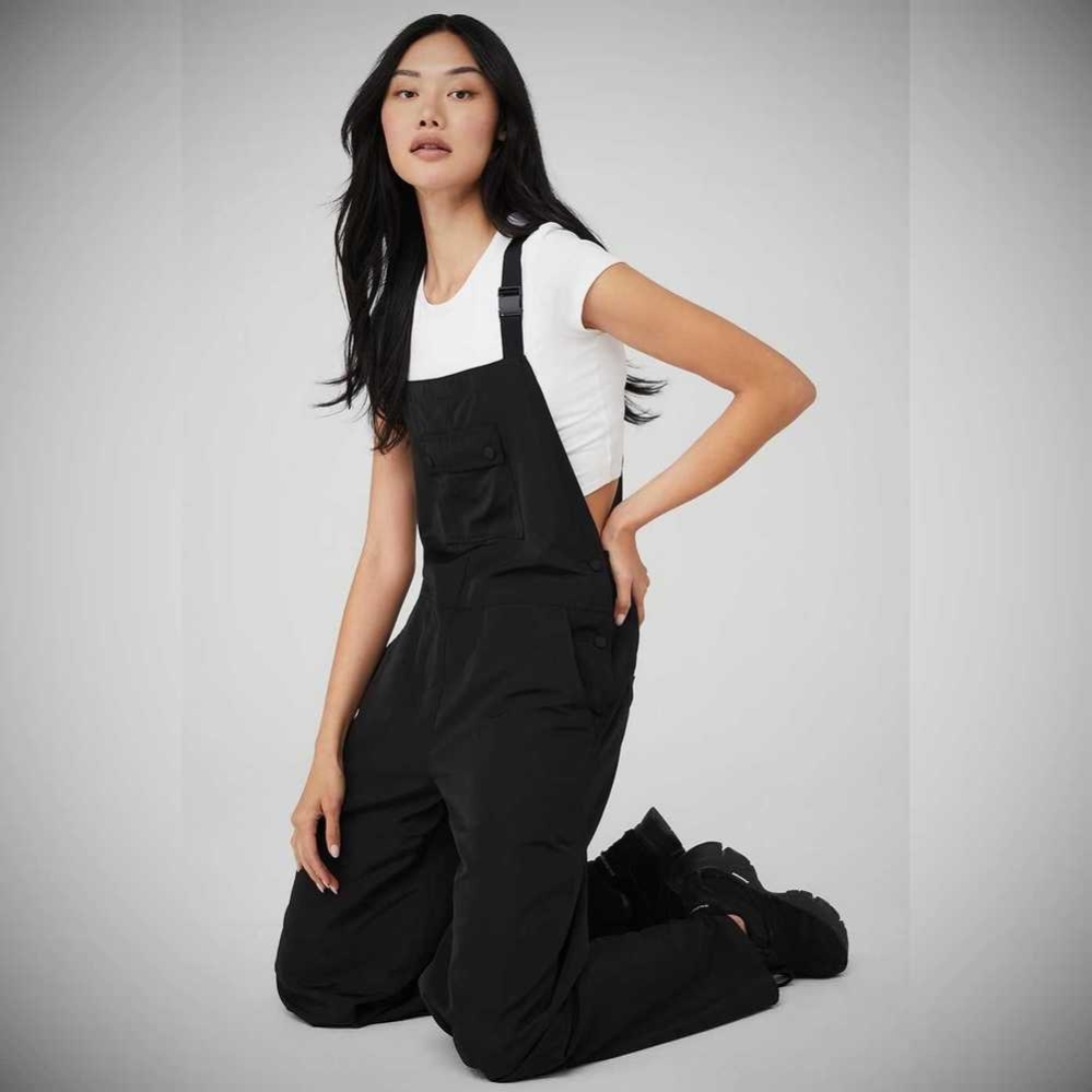 Alo Yoga Monterey Overalls Bodys Damen Schwarz | DBPYIV178