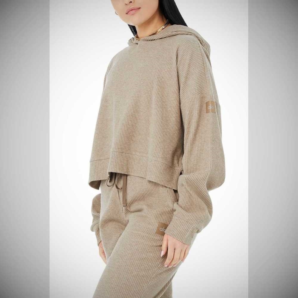 Alo Yoga Muse Hoodie Damen Braun | BSIADJ160