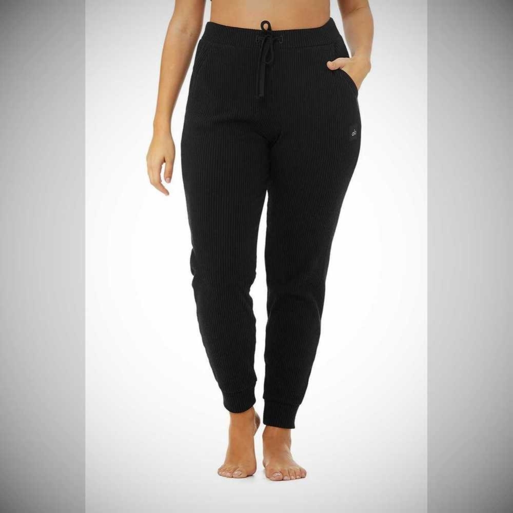 Alo Yoga Muse Sweathose Damen Schwarz | PLJOXD051