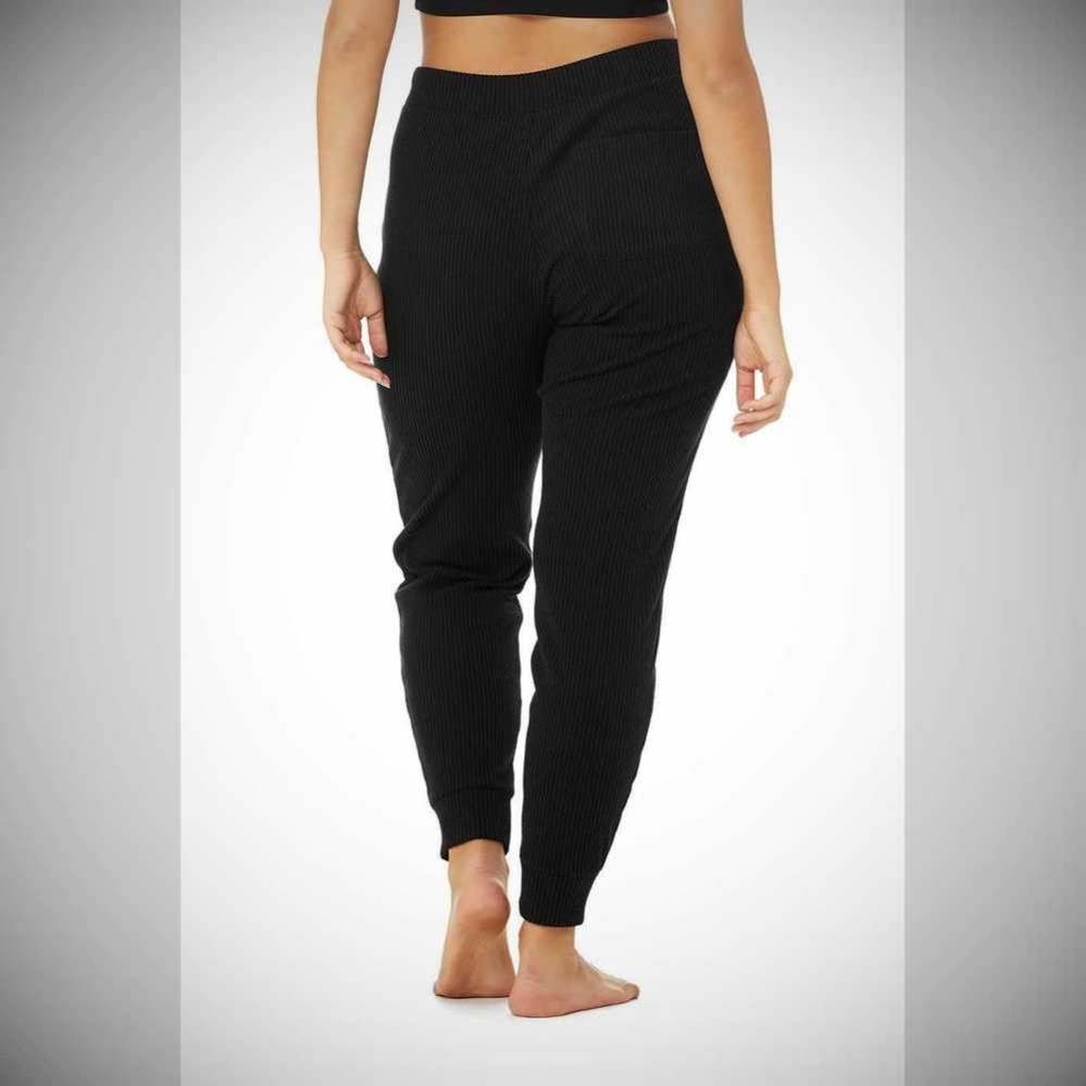 Alo Yoga Muse Sweathose Damen Schwarz | PLJOXD051