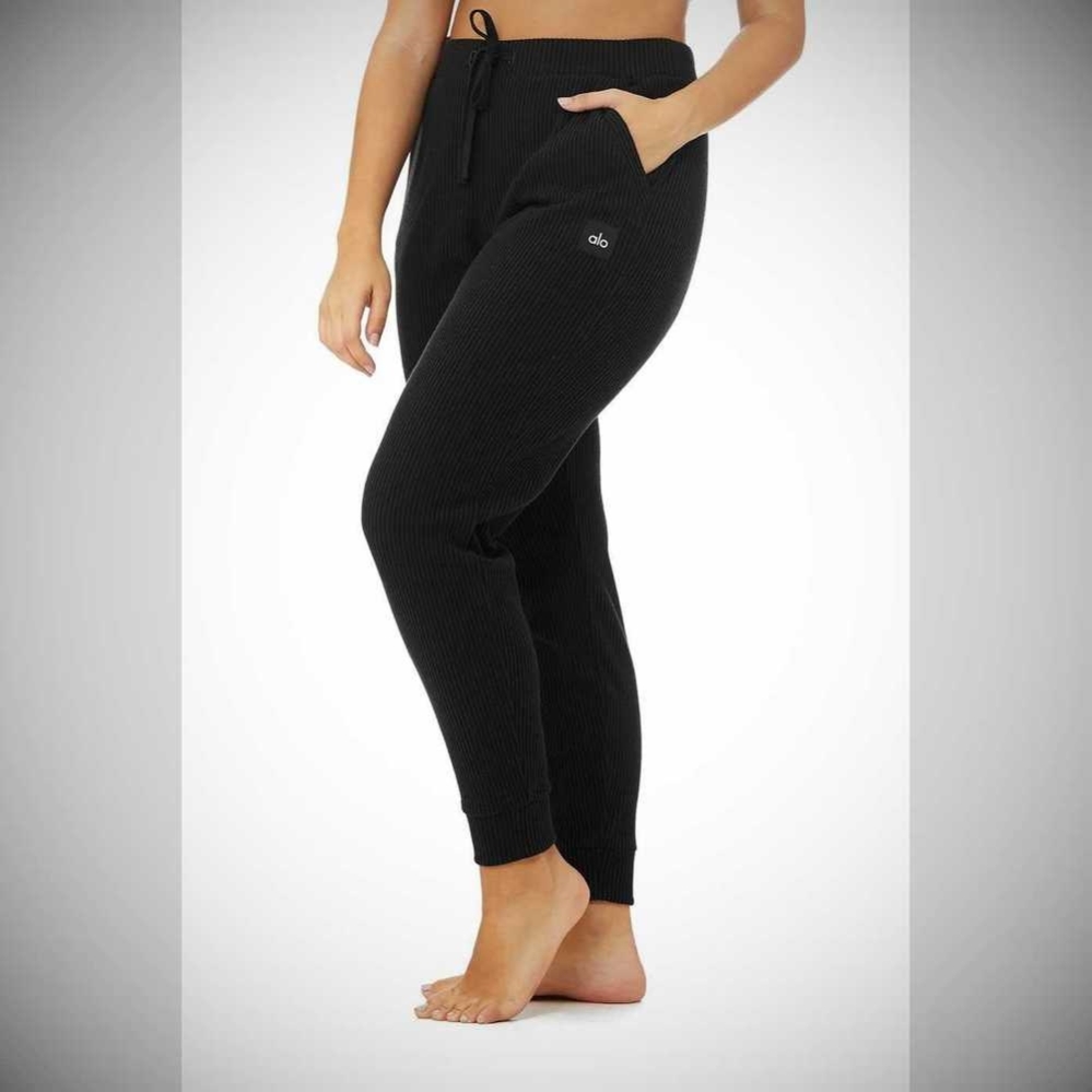 Alo Yoga Muse Sweathose Damen Schwarz | PLJOXD051