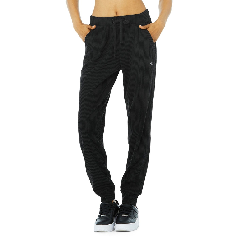 Alo Yoga Muse Sweathose Damen Schwarz | PLJOXD051