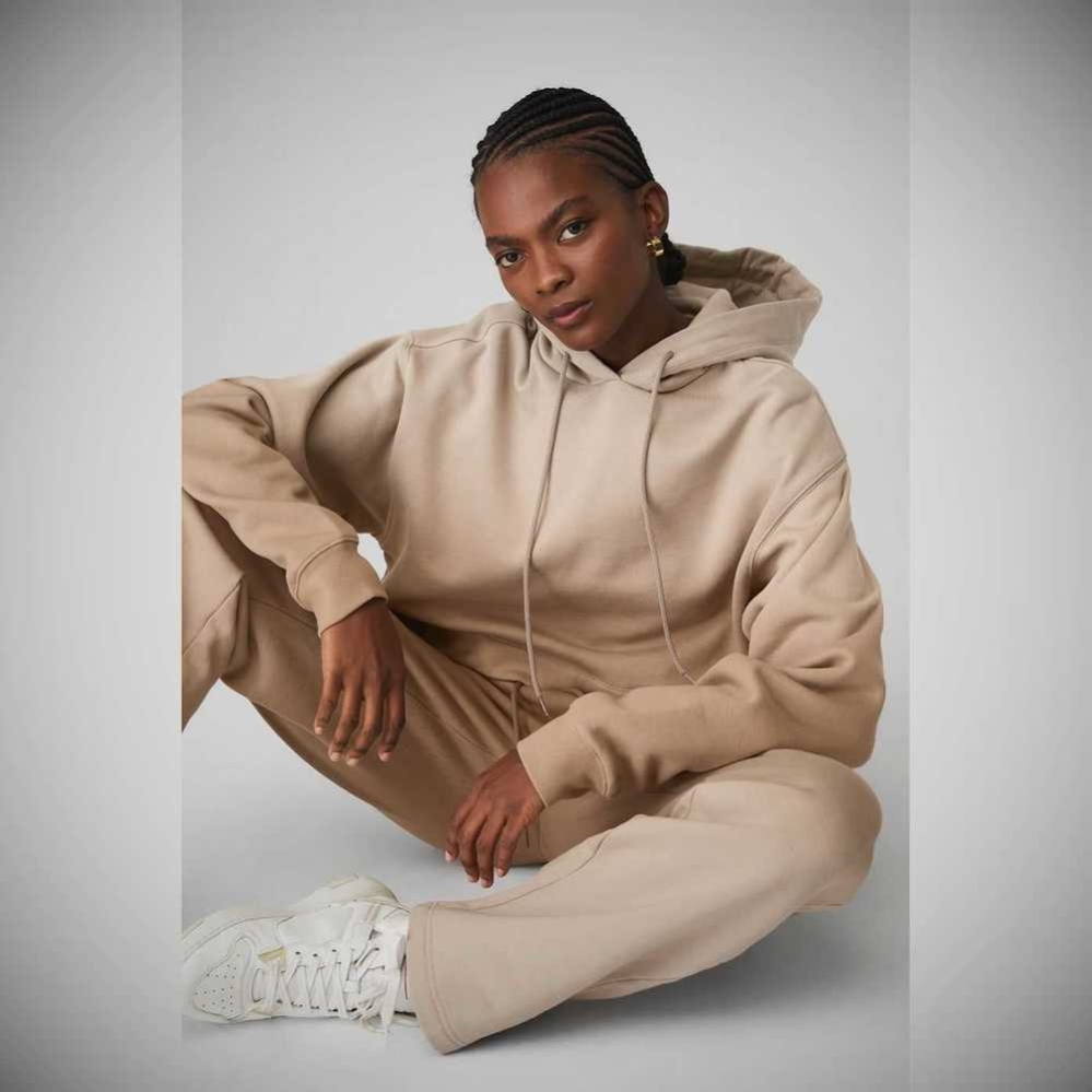 Alo Yoga Ombre Bae Hoodie Damen Sandstorm | JSBYRC540