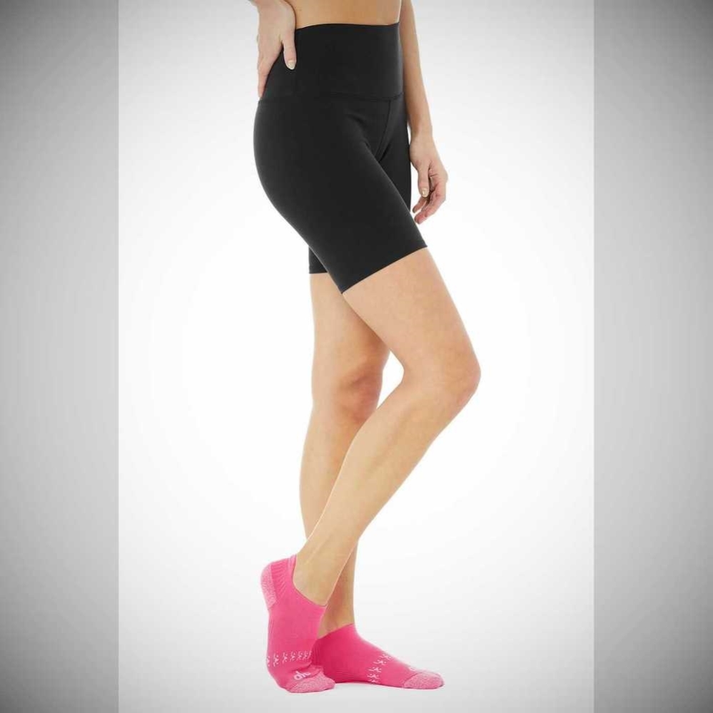 Alo Yoga Performance Chakra Tab Socken Damen Rosa Weiß | DFYUXO628