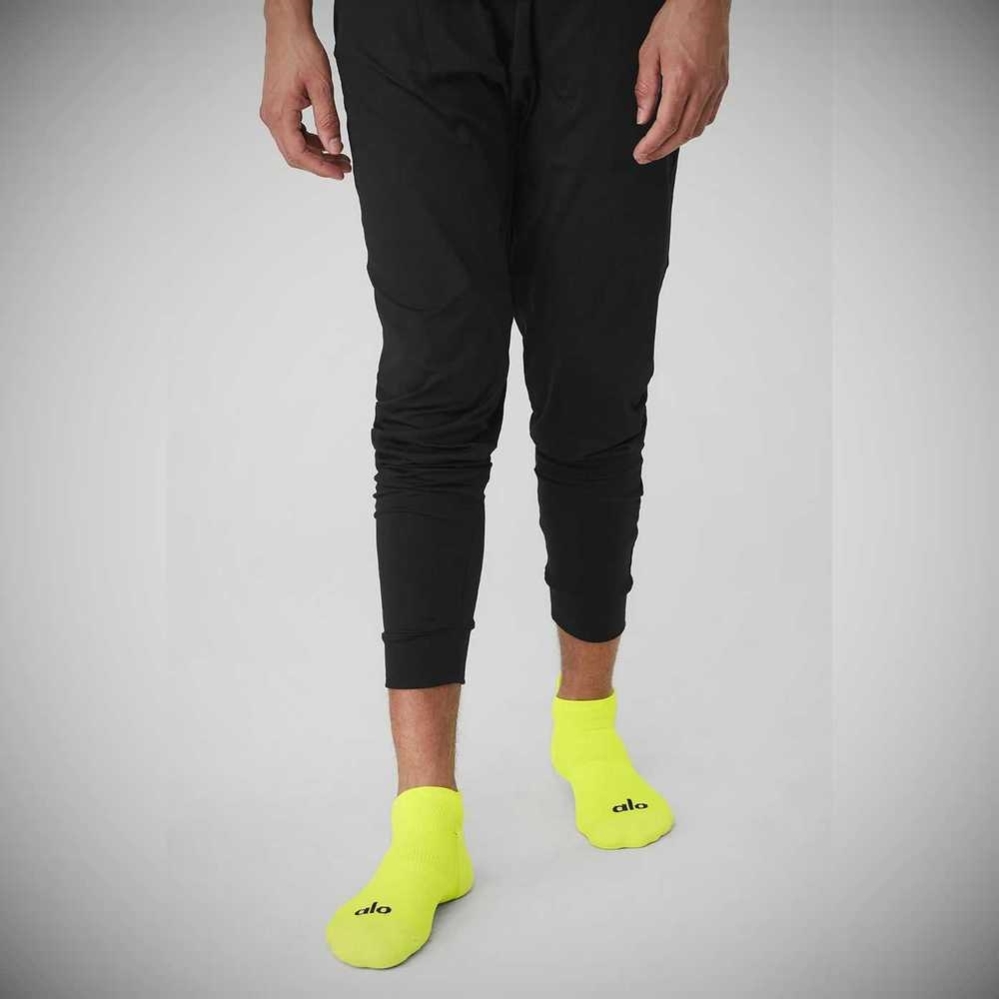 Alo Yoga Performance Tab Socken Herren Schwarz | APFIVJ829