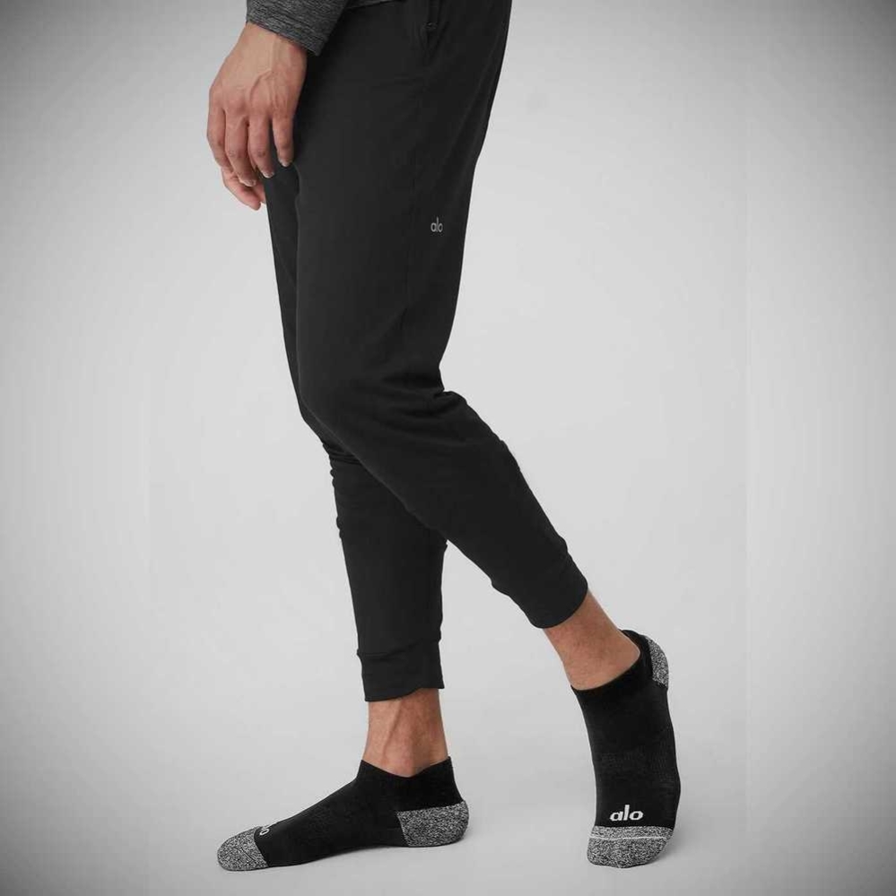 Alo Yoga Performance Tab Socken Herren Schwarz Grau | TGAPVL178