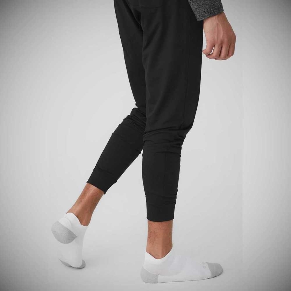 Alo Yoga Performance Tab Socken Herren Weiß Grau | XKWDIC206