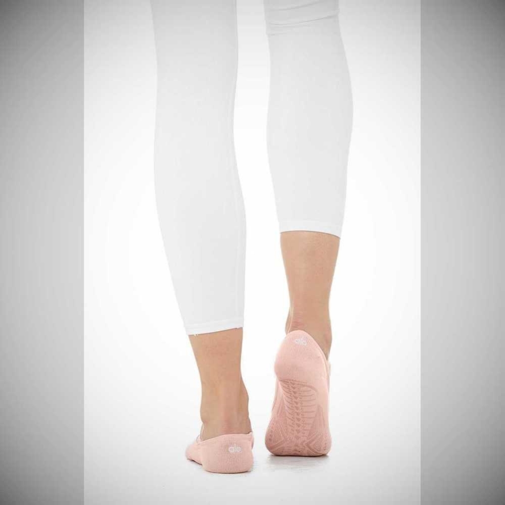 Alo Yoga Pivot Barre Socken Damen Pale Mauve | NJBVZC429