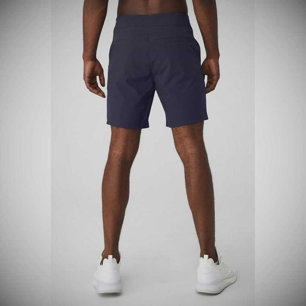 Alo Yoga Plow Board Kurze Hose Herren Navy | JWAIDE201