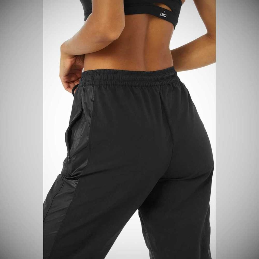 Alo Yoga Remix Hose Damen Schwarz | BRHUNE140