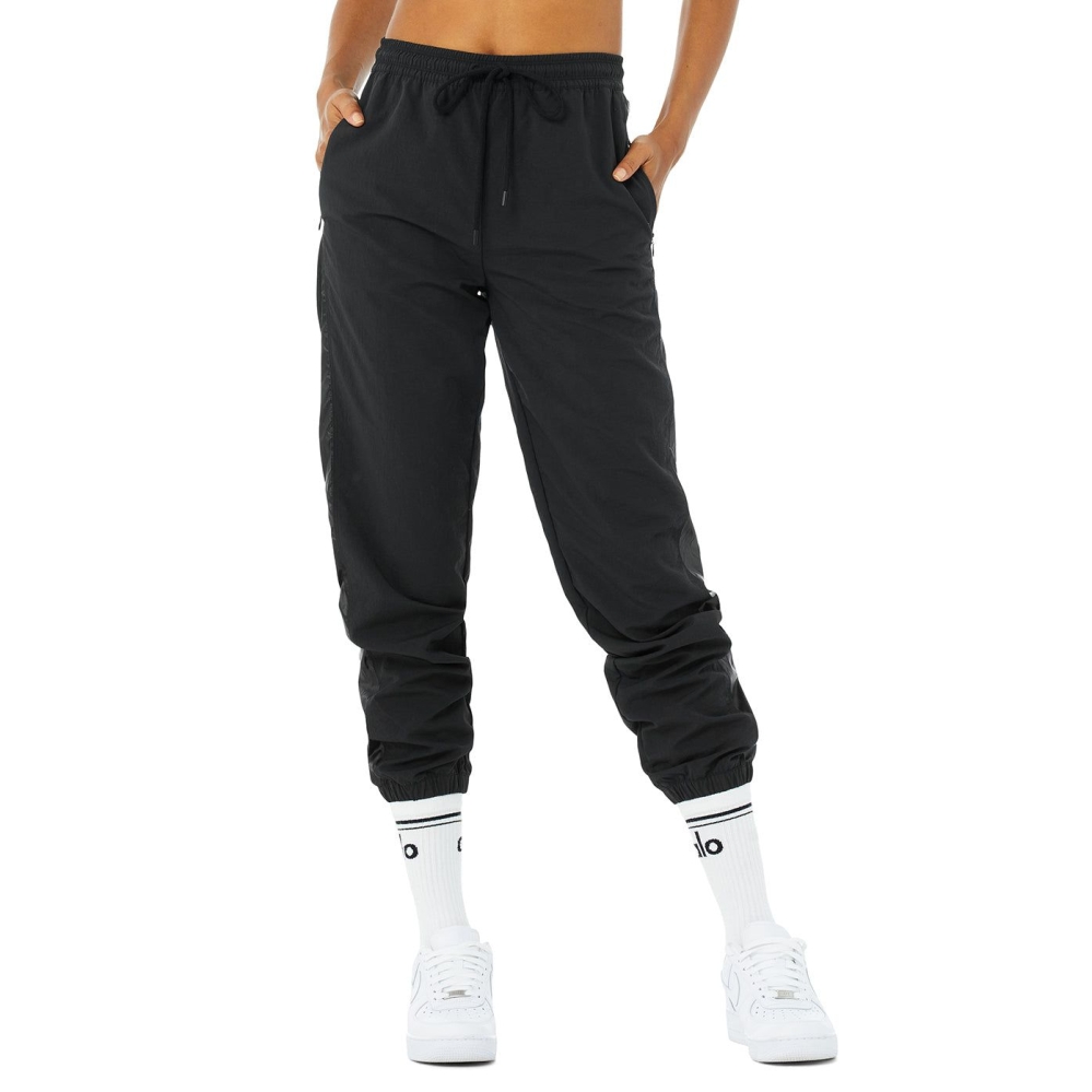 Alo Yoga Remix Hose Damen Schwarz | BRHUNE140