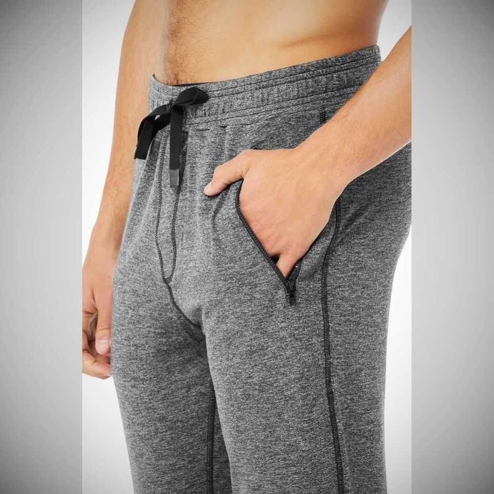 Alo Yoga Renew Lounge Hose Herren Graphite Marl | ZRQSML132