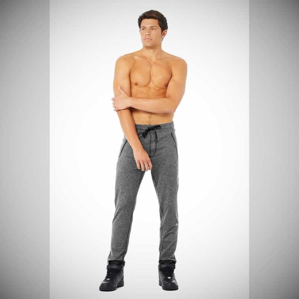 Alo Yoga Renew Lounge Hose Herren Graphite Marl | ZRQSML132