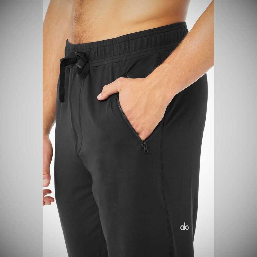 Alo Yoga Renew Lounge Hose Herren Schwarz | LCYATM359