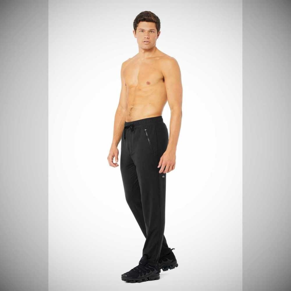 Alo Yoga Renew Lounge Hose Herren Schwarz | LCYATM359