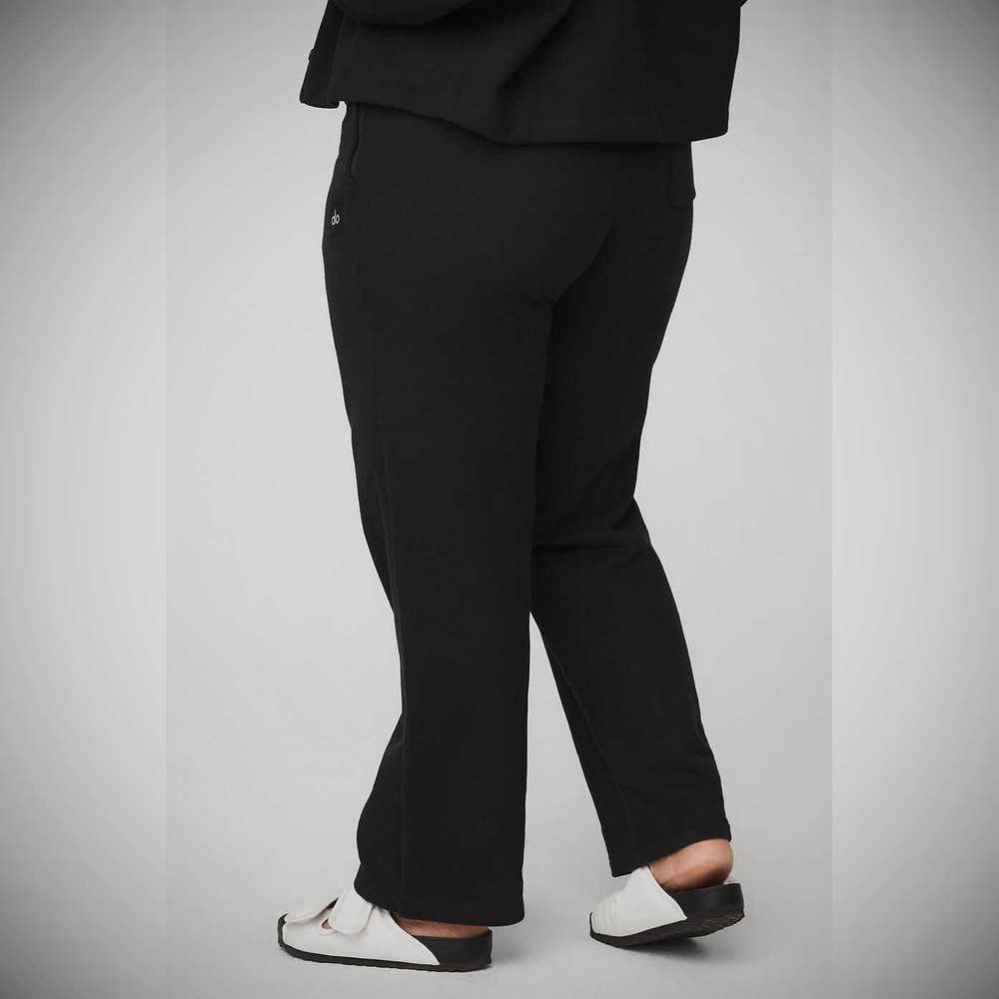 Alo Yoga Renown Heavy Weight Sweathose Damen Schwarz | CPHUTX310