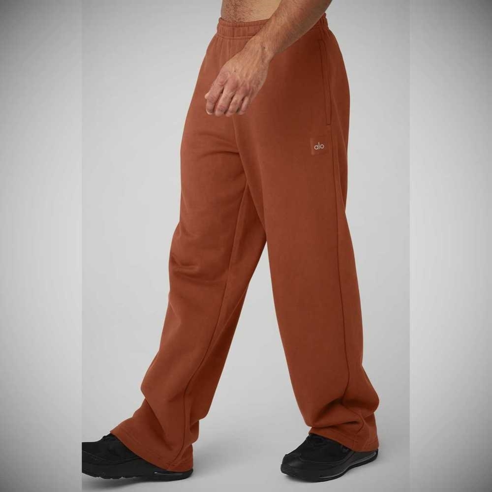 Alo Yoga Renown Heavy Weight Sweathose Herren Rust | SVCZJA374