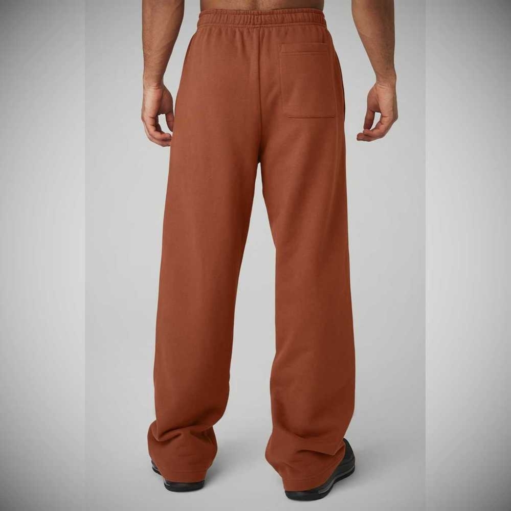 Alo Yoga Renown Heavy Weight Sweathose Herren Rust | SVCZJA374