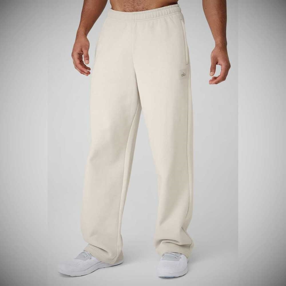 Alo Yoga Renown Heavy Weight Sweathose Herren Beige | UBJNFR082