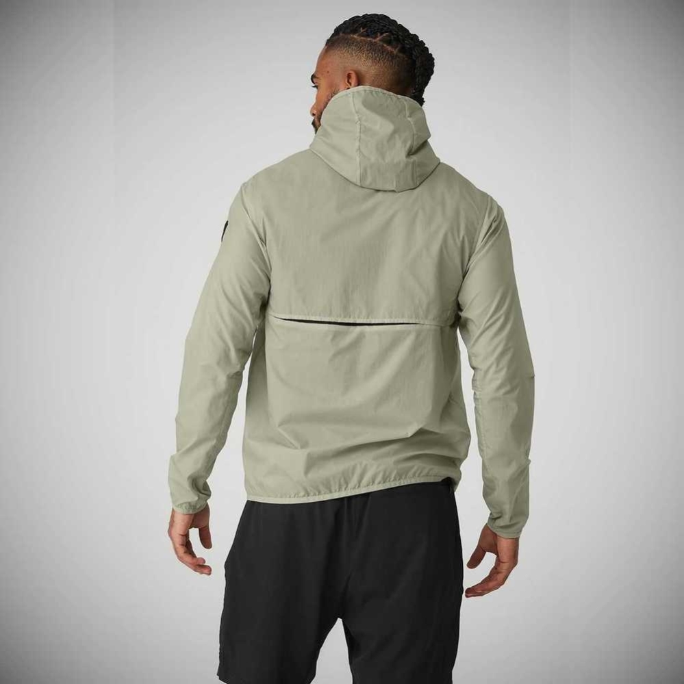 Alo Yoga Repeat Lauf Jacke Herren Grau | HDZMCL079