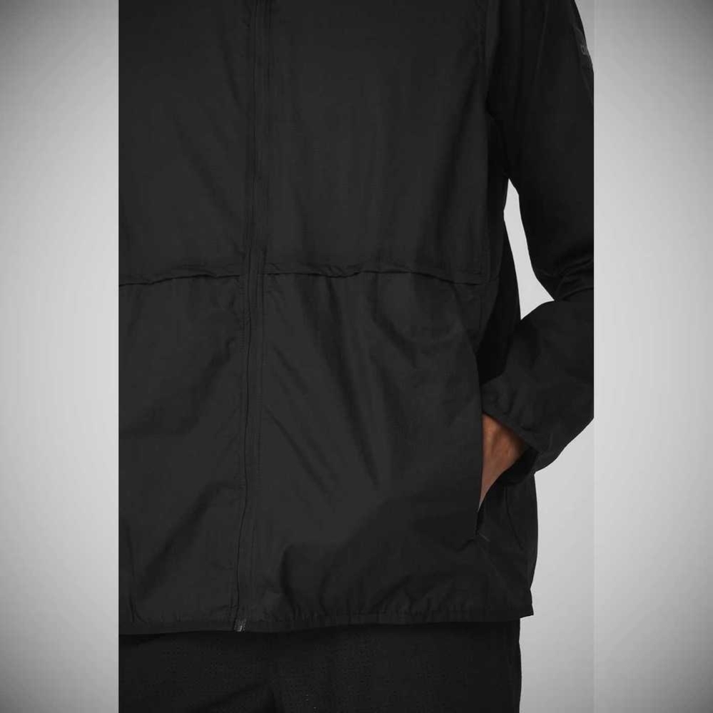 Alo Yoga Repeat Lauf Jacke Herren Schwarz | VJFZWR375