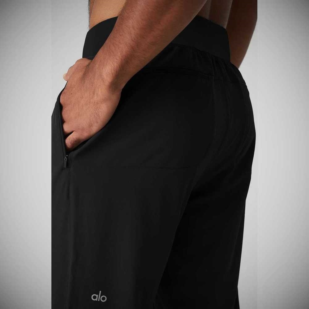 Alo Yoga Repetition Hose Herren Schwarz | ZOSMBF172