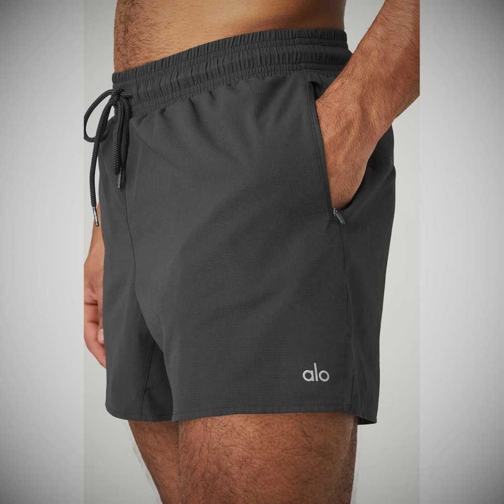 Alo Yoga Ripstop 7” On-Set Kurze Hose Herren Grau | AURYNE143