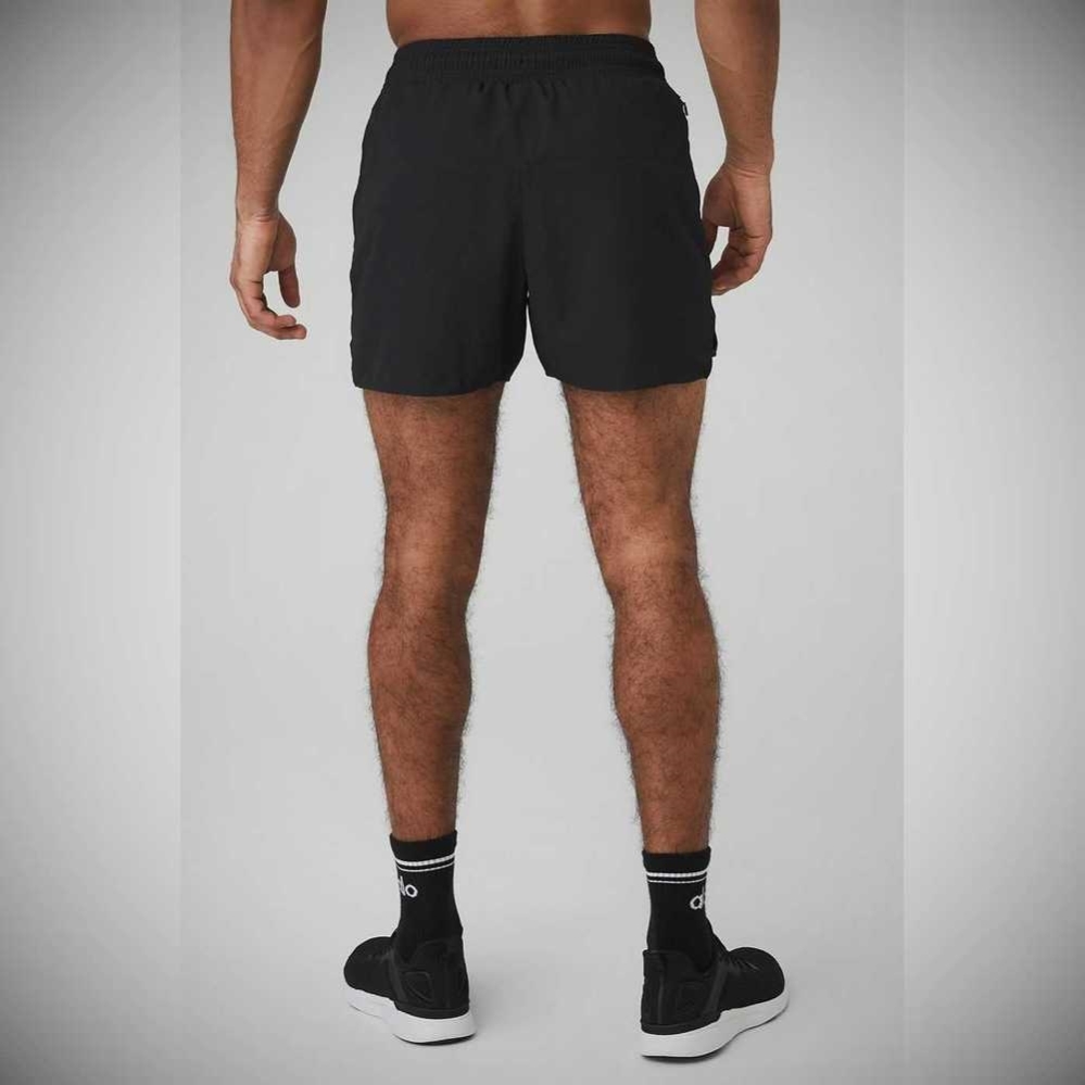 Alo Yoga Ripstop 7” On-Set Kurze Hose Herren Schwarz | DMRSQX120