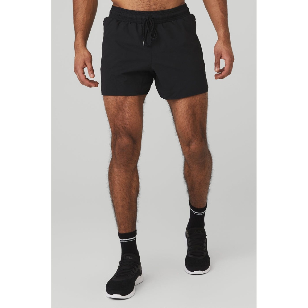 Alo Yoga Ripstop 7” On-Set Kurze Hose Herren Schwarz | DMRSQX120