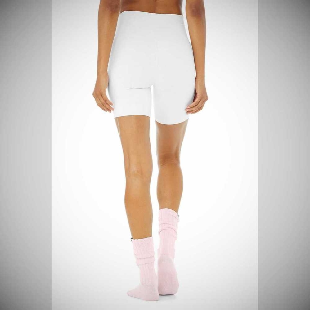 Alo Yoga Scrunch Socken Damen Rosa | ZMDRVP516