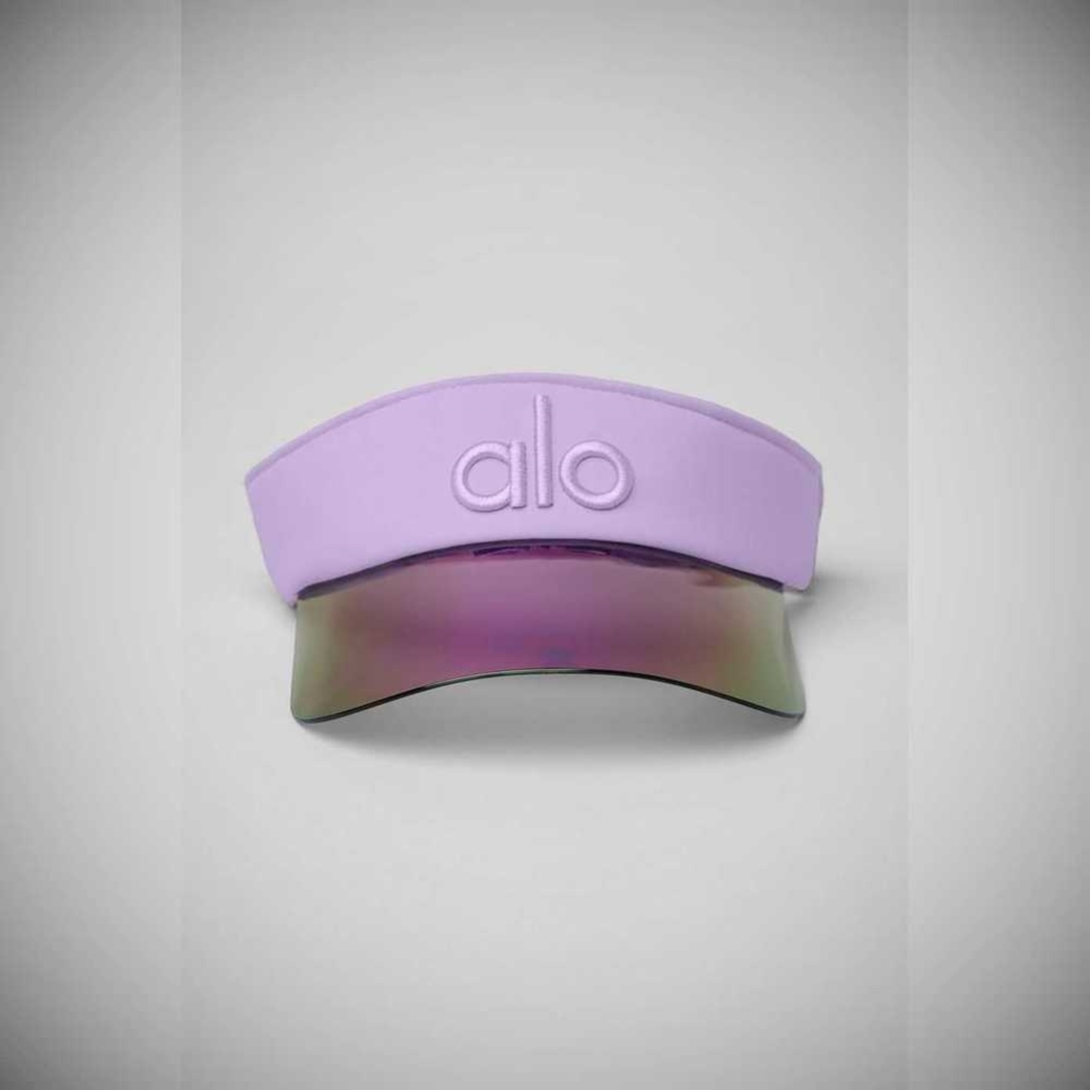 Alo Yoga Solar Visor Damen Lila | DKWFVI739