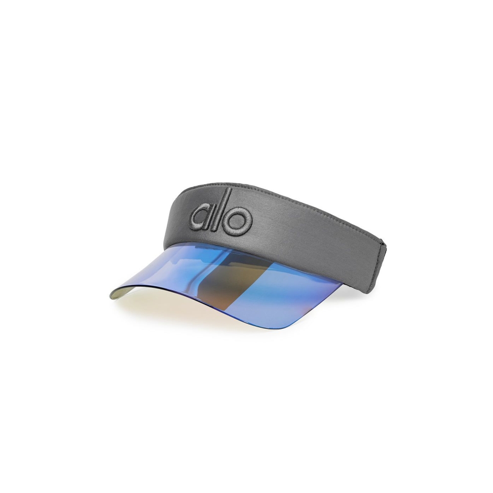 Alo Yoga Solar Visor Damen Silber Blau | UMQJKB602