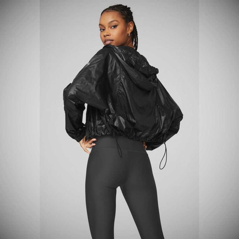 Alo Yoga Sprinter Jacke Damen Schwarz | ETWMCL452