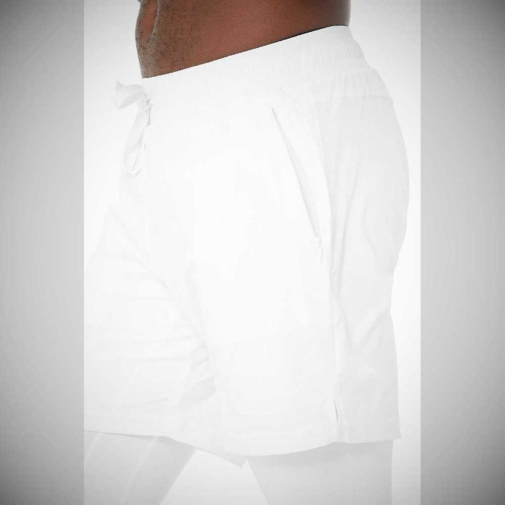 Alo Yoga Stabilität 2-In-1 Hose Herren Weiß | WHZXND492