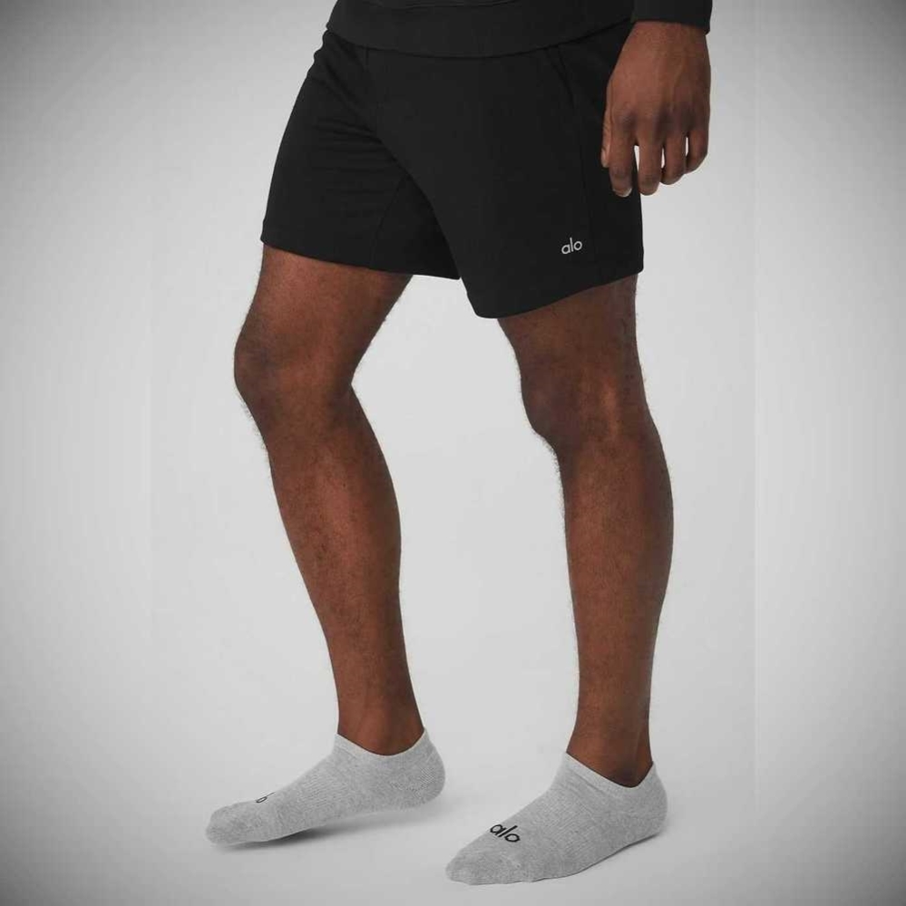 Alo Yoga Street Socken Herren Grau Schwarz | VPHADF207