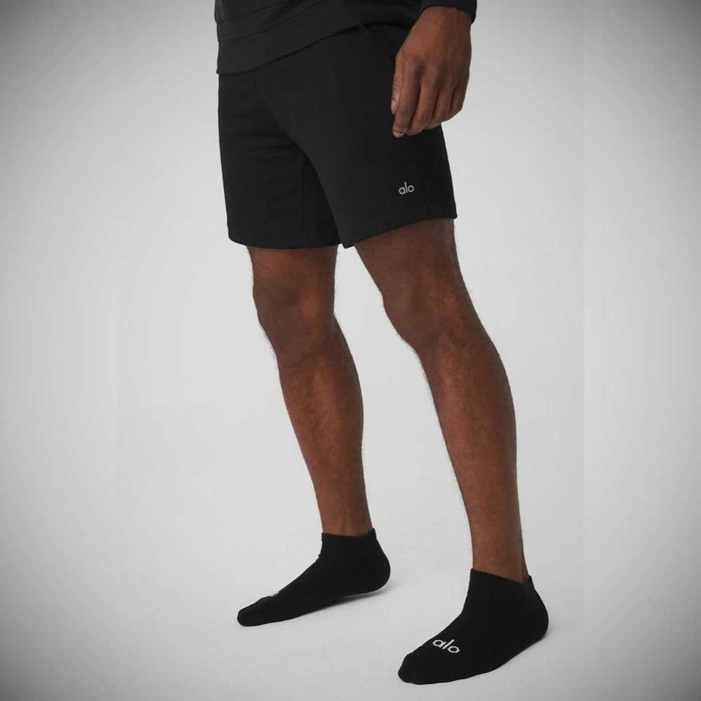 Alo Yoga Street Socken Herren Schwarz Weiß | EKTPGO248